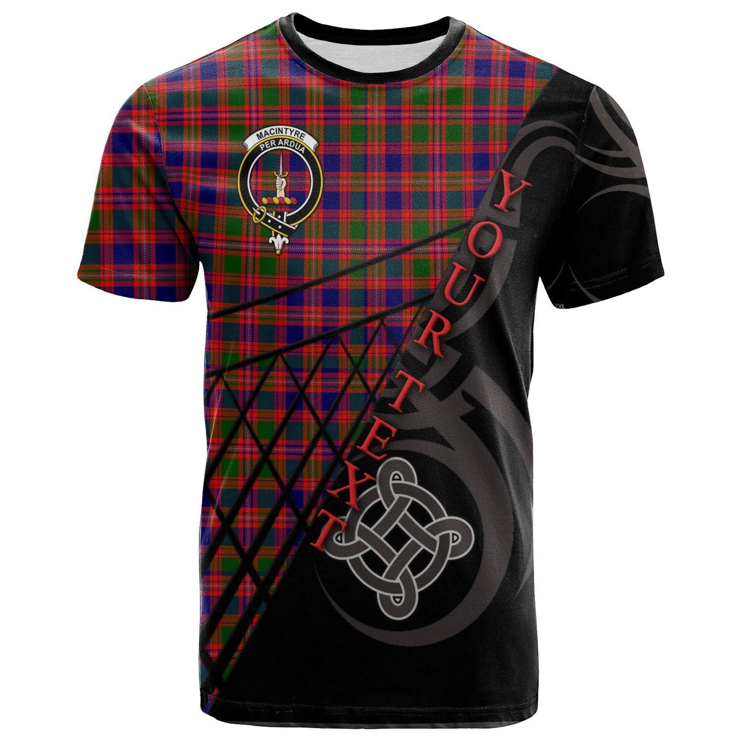 Printivon MacIntyre Modern T Shirt Pattern Celtic 