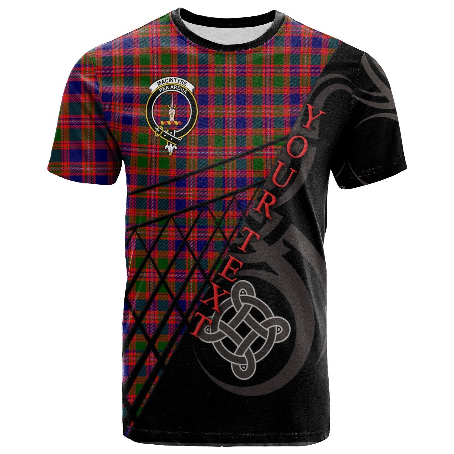 Printivon MacIntyre Modern T Shirt Pattern Celtic 