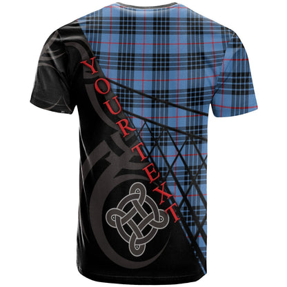 Printivon MacKay Blue T Shirt Pattern Celtic