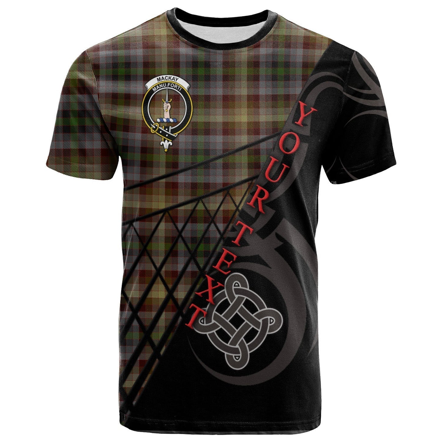Printivon MacKay of Strathnaver T Shirt Pattern Celtic 