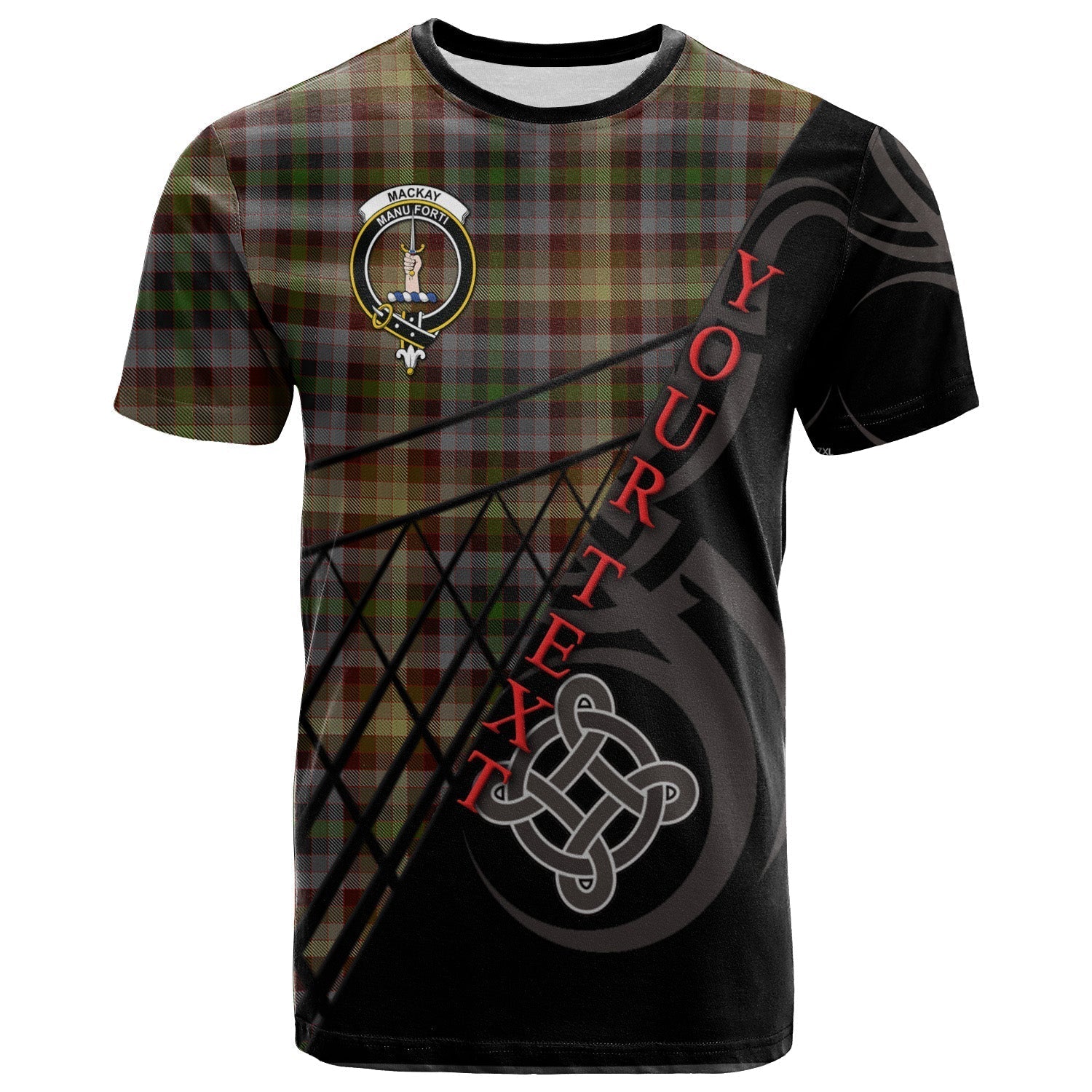 Printivon MacKay of Strathnaver T Shirt Pattern Celtic 