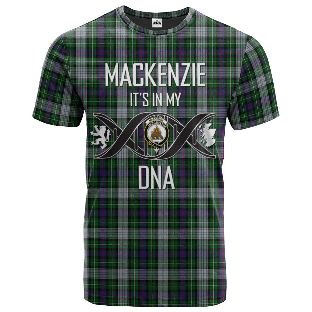 Printivon MacKenzie Dress Clan DNA In Me Tartan Crest T Shirt