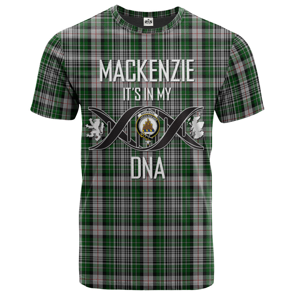 Printivon MacKenzie Hastie Clan DNA In Me Tartan Crest T Shirt