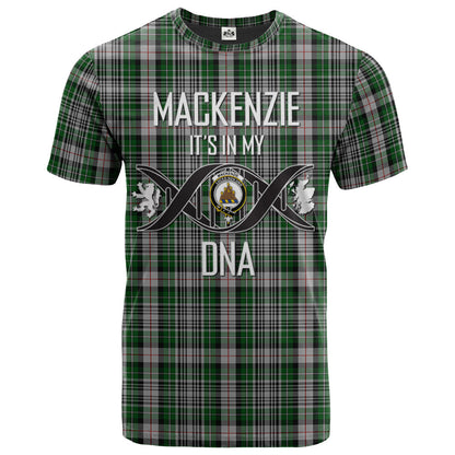 Printivon MacKenzie Hastie Clan DNA In Me Tartan Crest T Shirt