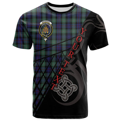 Printivon MacKenzie Hunting Green T Shirt Pattern Celtic 