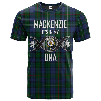 Printivon MacKenzie Vestiarium Scoticum Clan DNA In Me Tartan Crest T Shirt