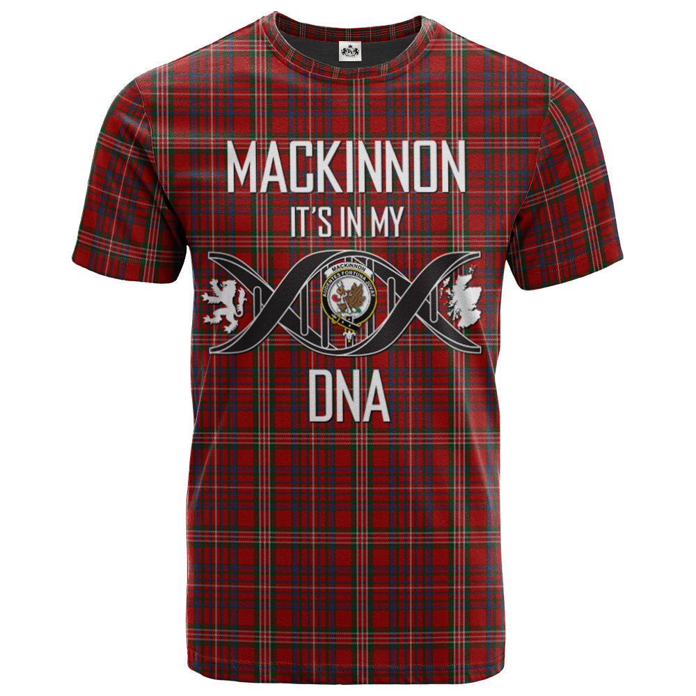 Printivon MacKinnon 03 Clan DNA In Me Tartan Crest T Shirt