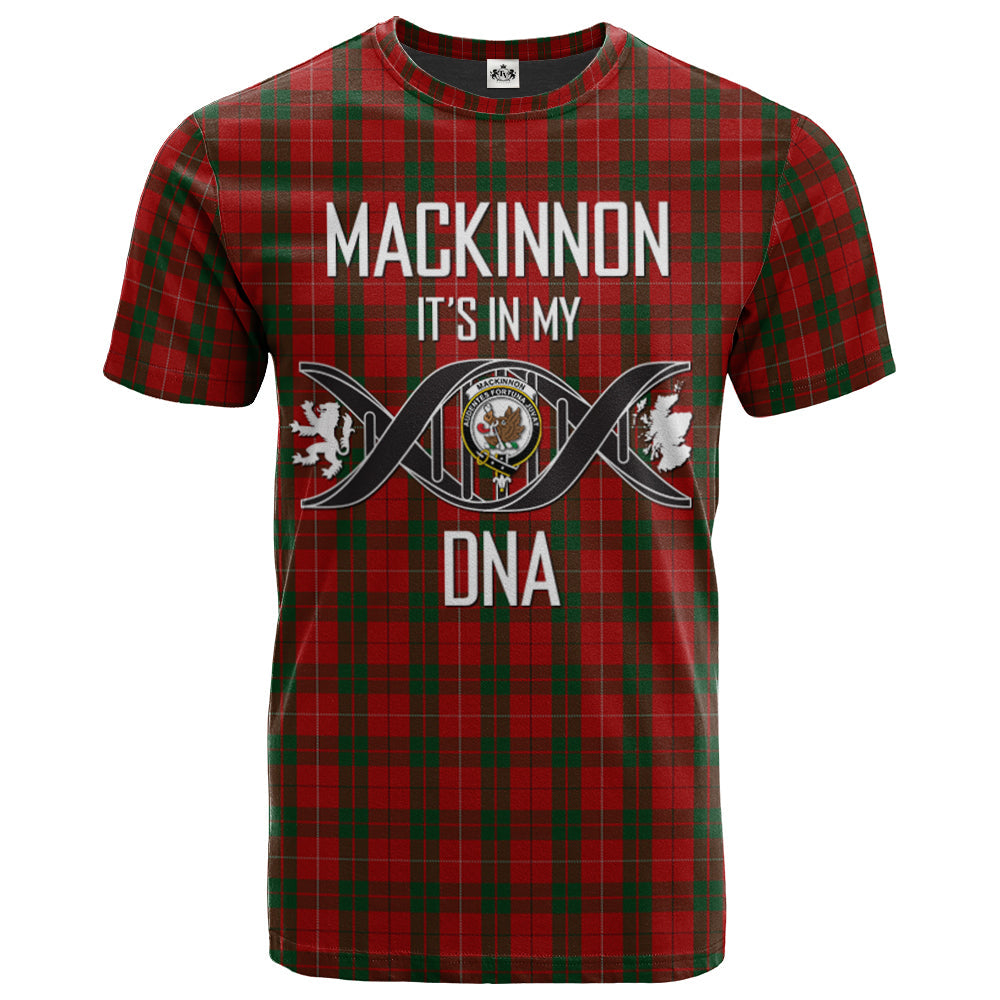 Printivon MacKinnon 04 Clan DNA In Me Tartan Crest T Shirt