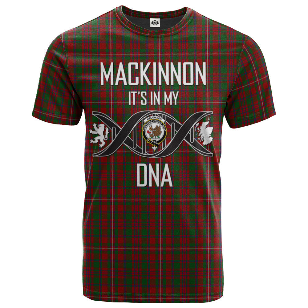 Printivon MacKinnon 07 Clan DNA In Me Tartan Crest T Shirt