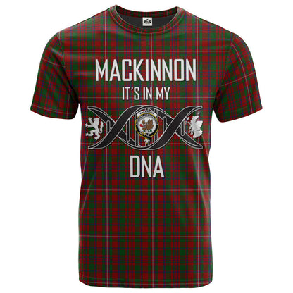 Printivon MacKinnon 07 Clan DNA In Me Tartan Crest T Shirt