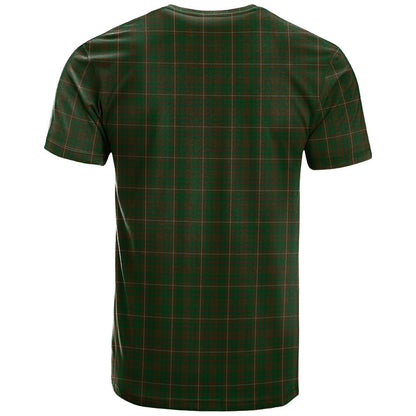 Printivon MacKinnon Hunting Clan DNA In Me Tartan Crest T Shirt