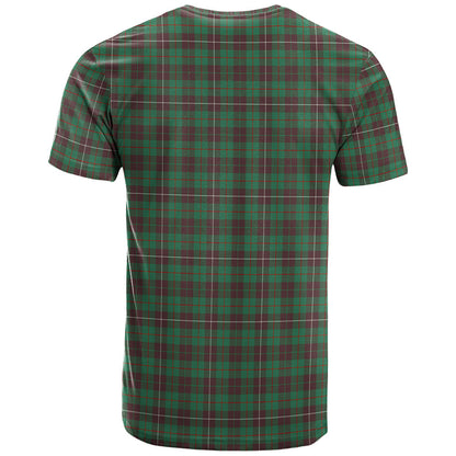 Printivon MacKinnon Hunting Ancient Clan DNA In Me Tartan Crest T Shirt