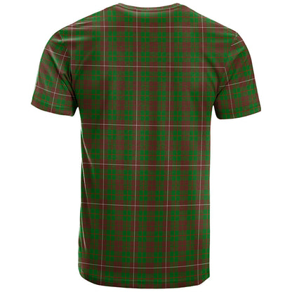 Printivon MacKinnon Hunting Modern Clan DNA In Me Tartan Crest T Shirt