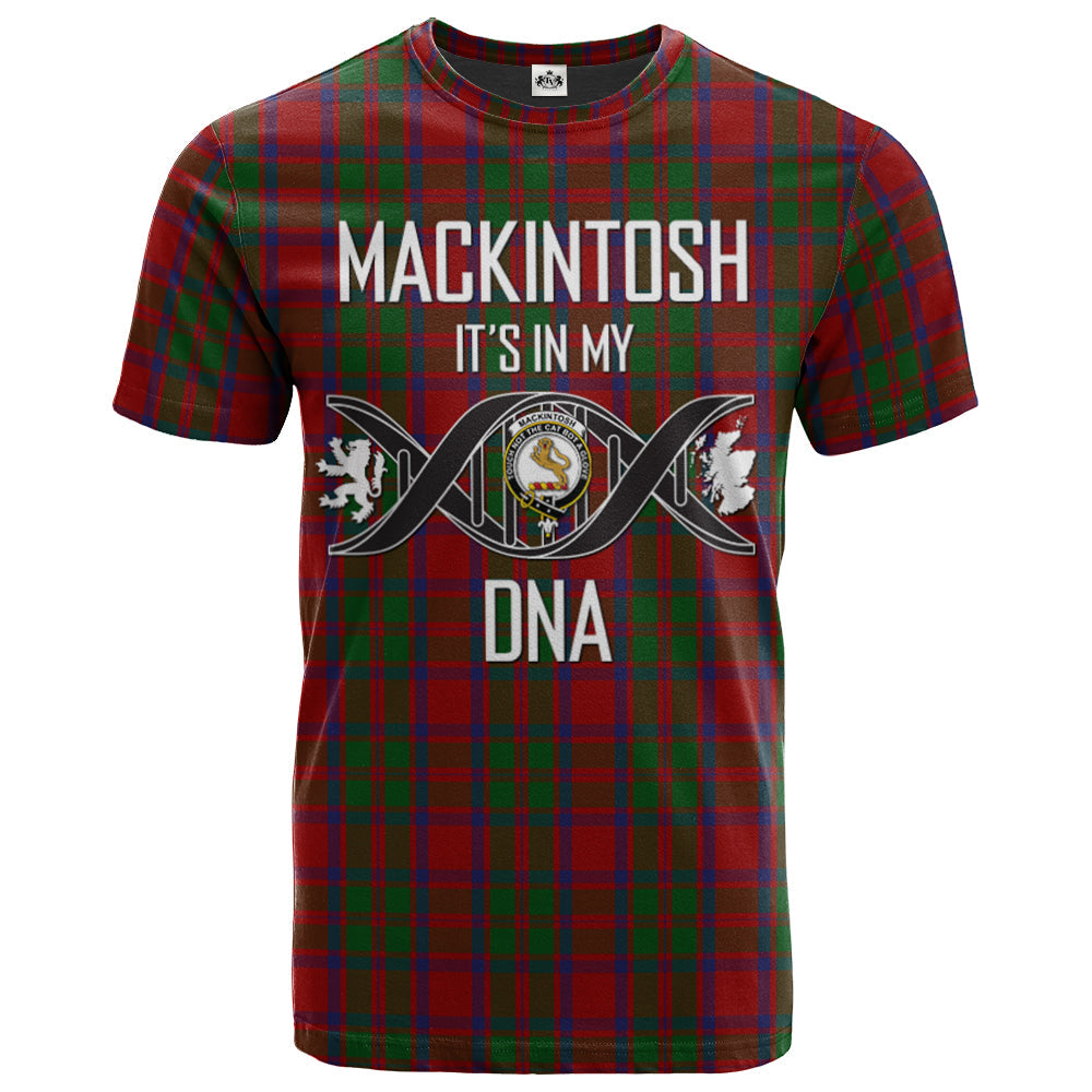 Printivon MacKintosh 01 Clan DNA In Me Tartan Crest T Shirt