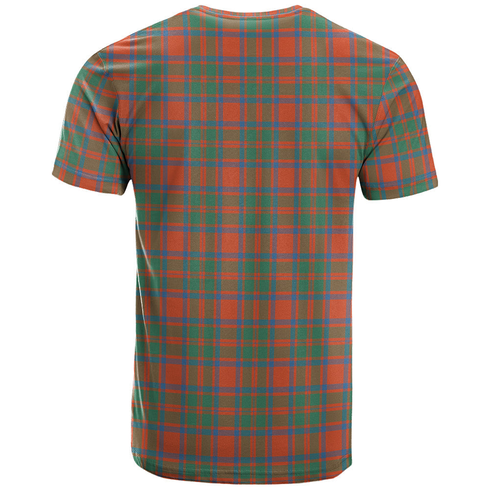 Printivon MacKintosh Ancient Clan DNA In Me Tartan Crest T Shirt
