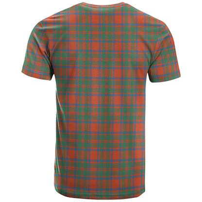 Printivon MacKintosh Ancient Clan DNA In Me Tartan Crest T Shirt