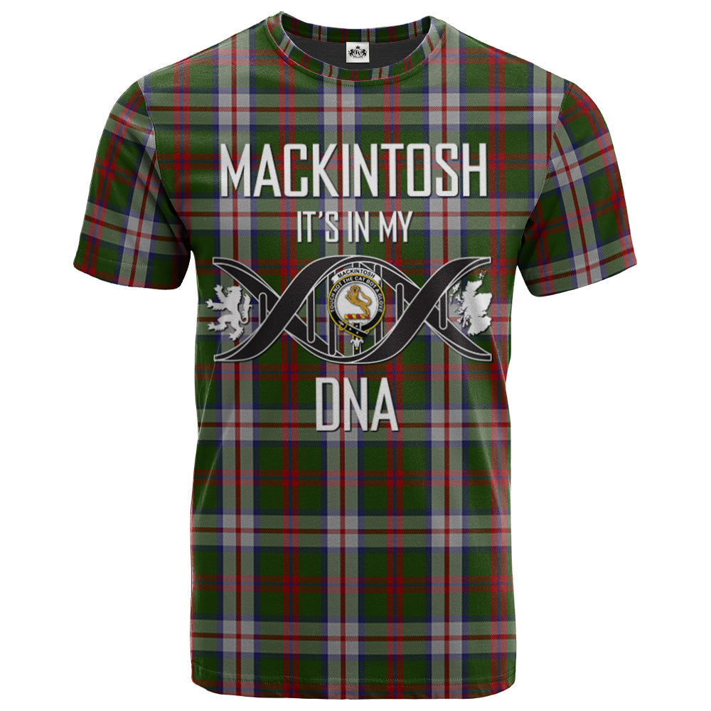 Printivon MacKintosh Dress Scott Adie Clan DNA In Me Tartan Crest T Shirt