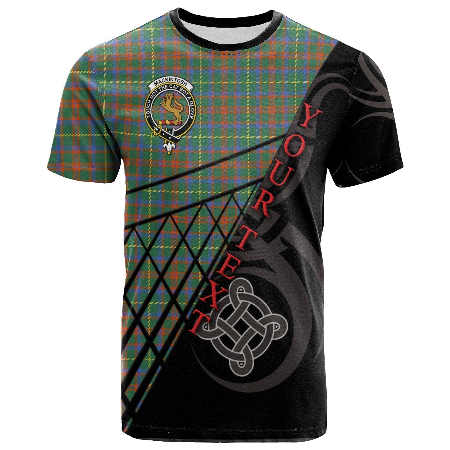 Printivon MacKintosh Hunting Ancient T Shirt Pattern Celtic 