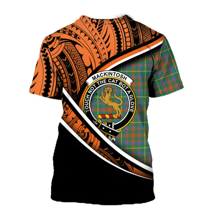 Printivon MacKintosh Hunting T Shirt Pattern Polynesian