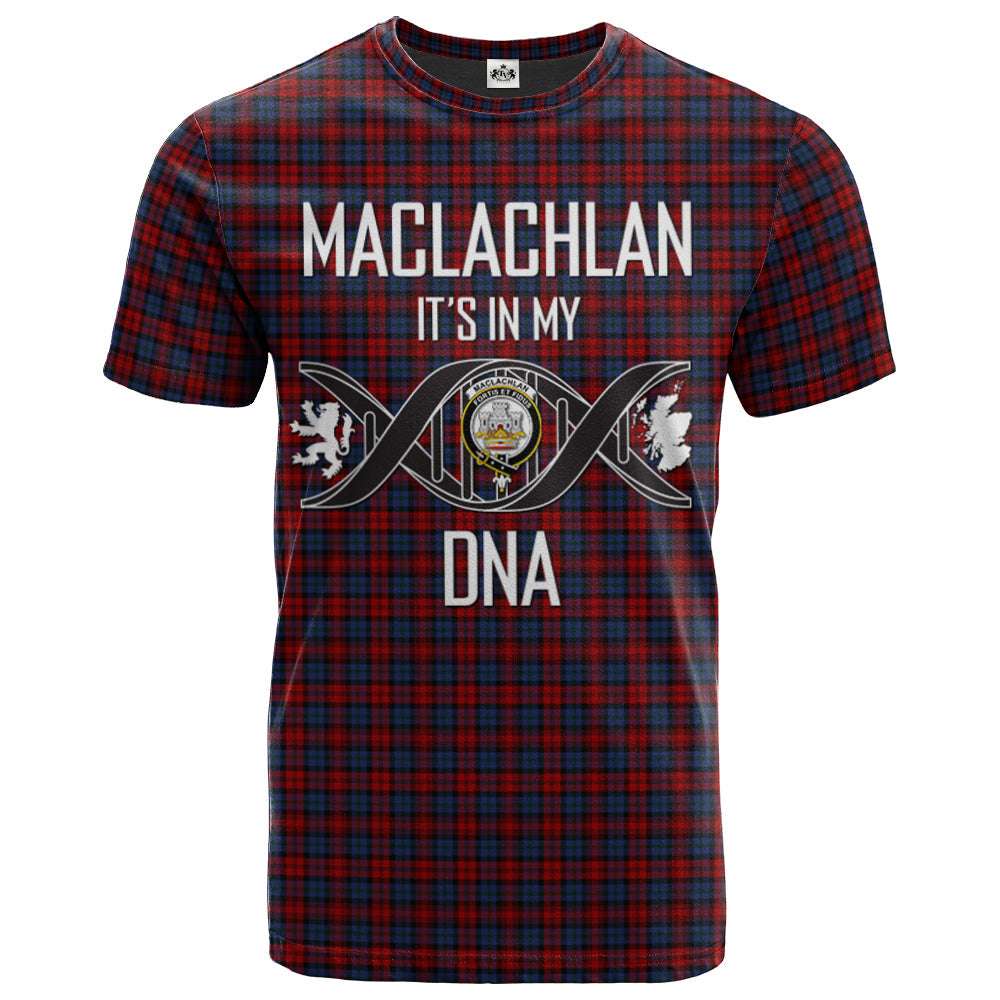 Printivon MacLachlan 02 Clan DNA In Me Tartan Crest T Shirt
