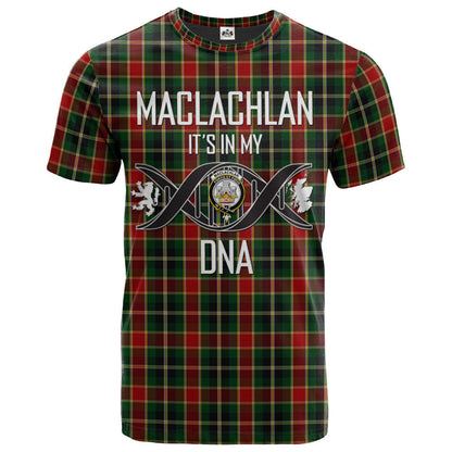 Printivon MacLachlan 03 Clan DNA In Me Tartan Crest T Shirt