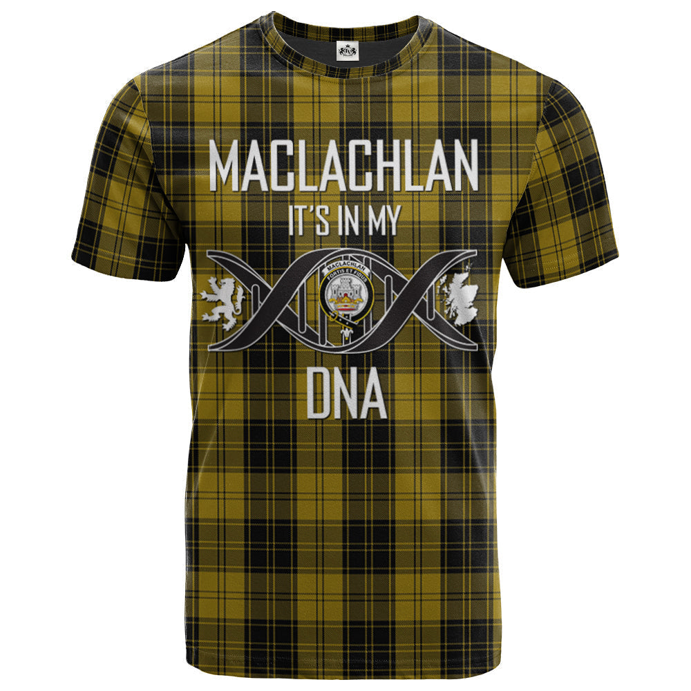 Printivon MacLachlan 04 Clan DNA In Me Tartan Crest T Shirt