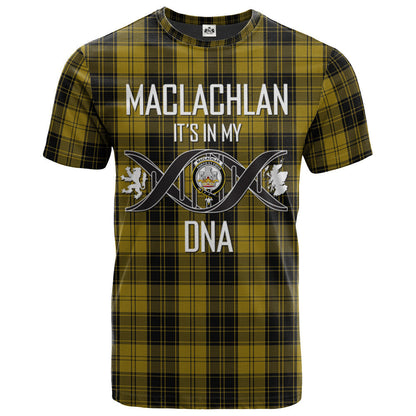 Printivon MacLachlan 04 Clan DNA In Me Tartan Crest T Shirt