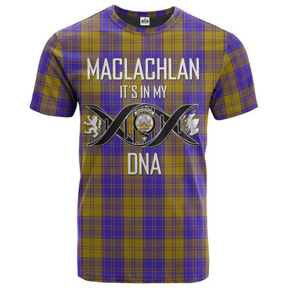 Printivon MacLachlan 05 Clan DNA In Me Tartan Crest T Shirt