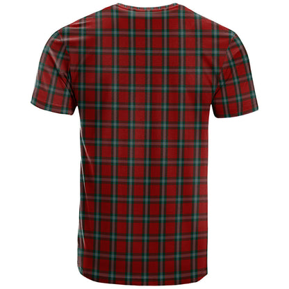 Printivon MacLaine of Lochbuie Coburn Clan DNA In Me Tartan Crest T Shirt
