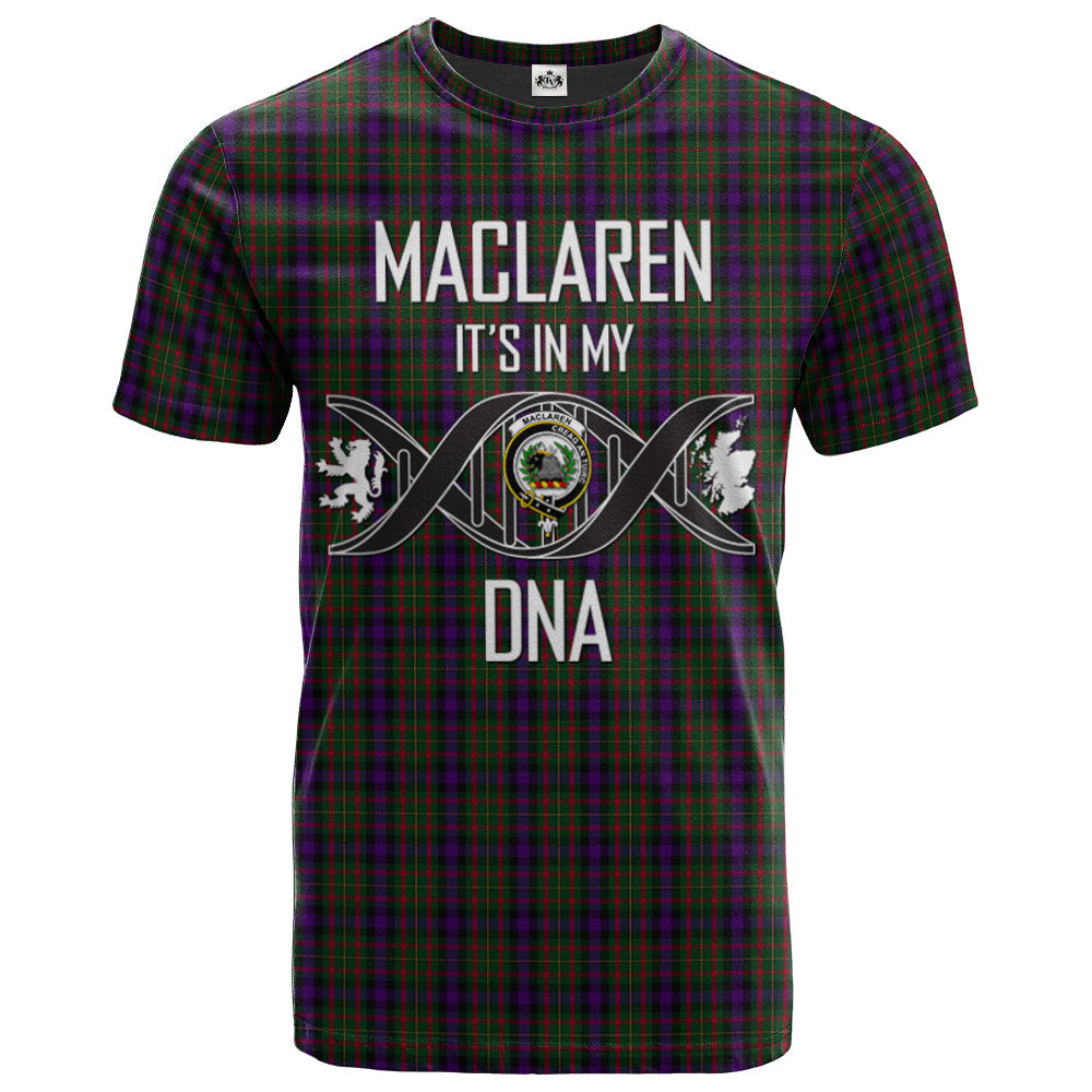 Printivon MacLaren 02 Clan DNA In Me Tartan Crest T Shirt