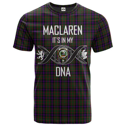 Printivon MacLaren 02 Clan DNA In Me Tartan Crest T Shirt