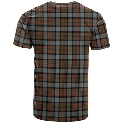 Printivon MacLaren Weathered Clan DNA In Me Tartan Crest T Shirt