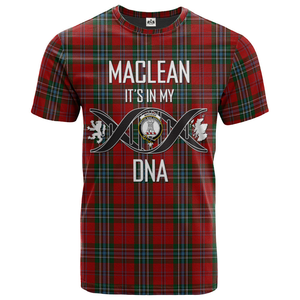 Printivon MacLean 03 Clan DNA In Me Tartan Crest T Shirt