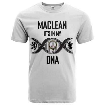 Printivon MacLean Clan DNA In Me Crest T Shirt