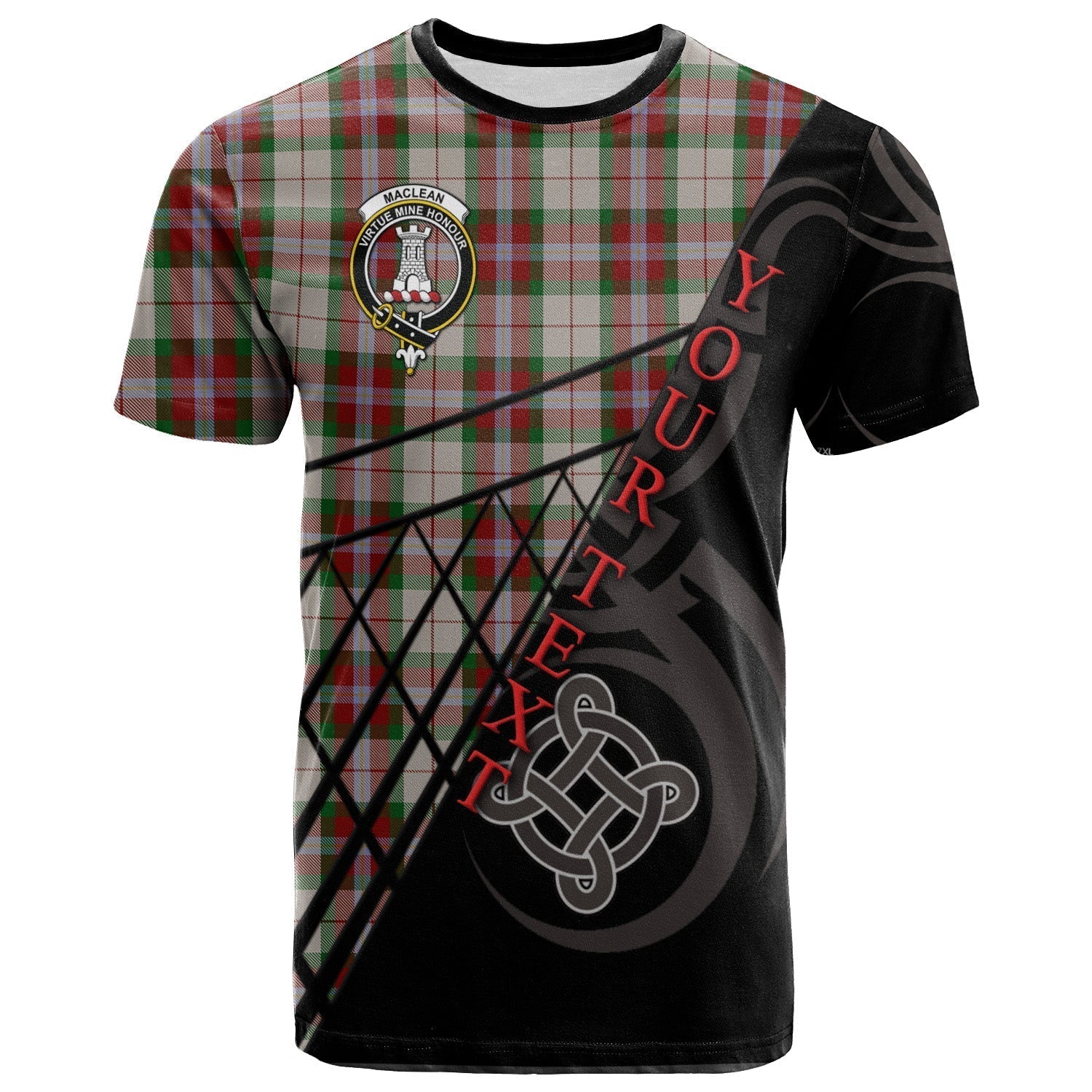 Printivon MacLean Dress T Shirt Pattern Celtic 