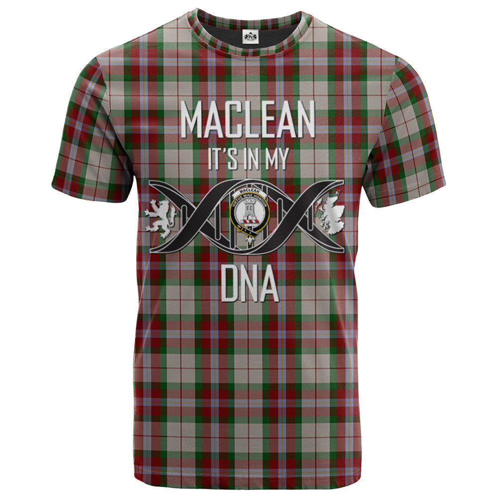 Printivon MacLean Dress Clan DNA In Me Tartan Crest T Shirt