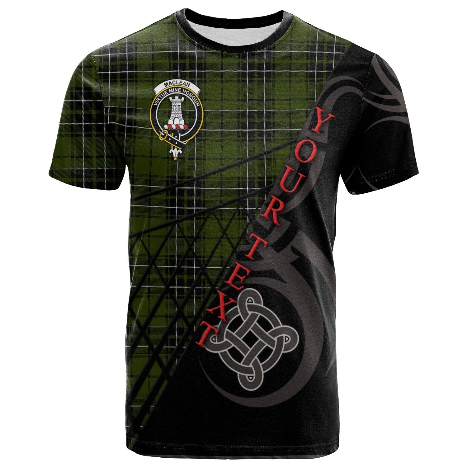 Printivon MacLean Hunting T Shirt Pattern Celtic 