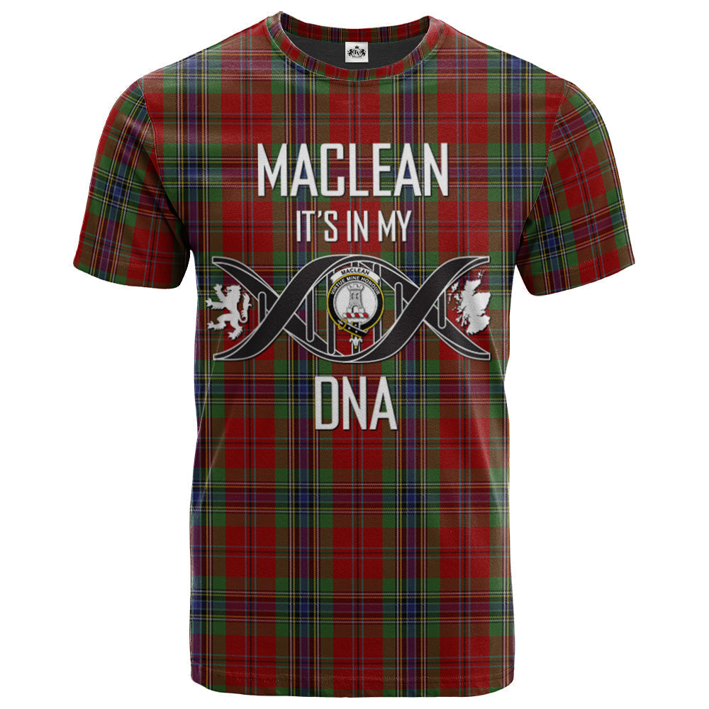 Printivon MacLean of Duart Clan DNA In Me Tartan Crest T Shirt