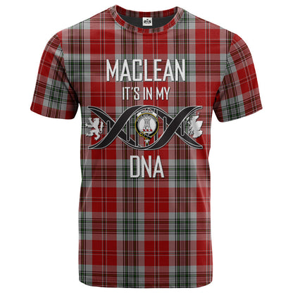 Printivon MacLean of Duart Dress 02 Clan DNA In Me Tartan Crest T Shirt
