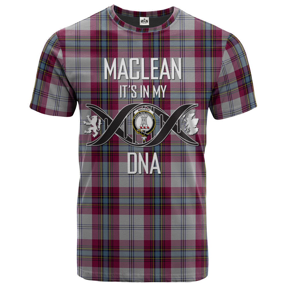 Printivon MacLean of Duart Dress 04 Clan DNA In Me Tartan Crest T Shirt