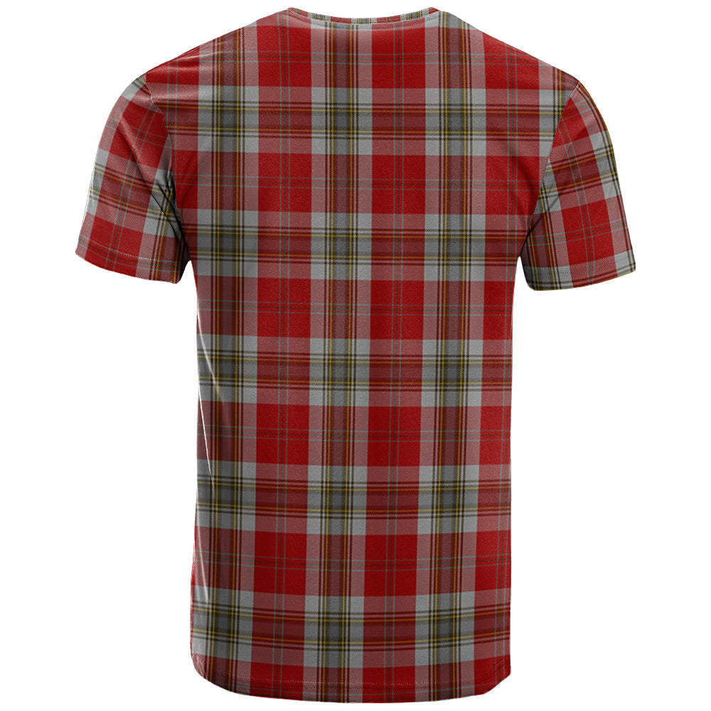 Printivon MacLean of Duart Dress Red Clan DNA In Me Tartan Crest T Shirt