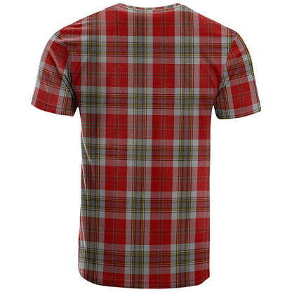 Printivon MacLean of Duart Dress Red Clan DNA In Me Tartan Crest T Shirt