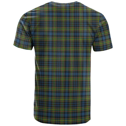 Printivon MacLellan Ancient Clan DNA In Me Tartan Crest T Shirt