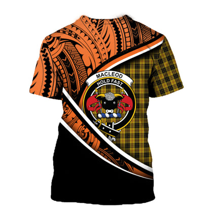Printivon MacLeod Red T Shirt Pattern Polynesian