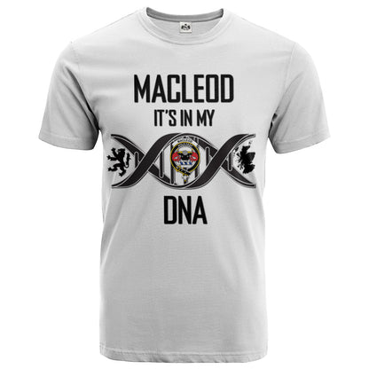 Printivon MacLeod Clan DNA In Me Crest T Shirt