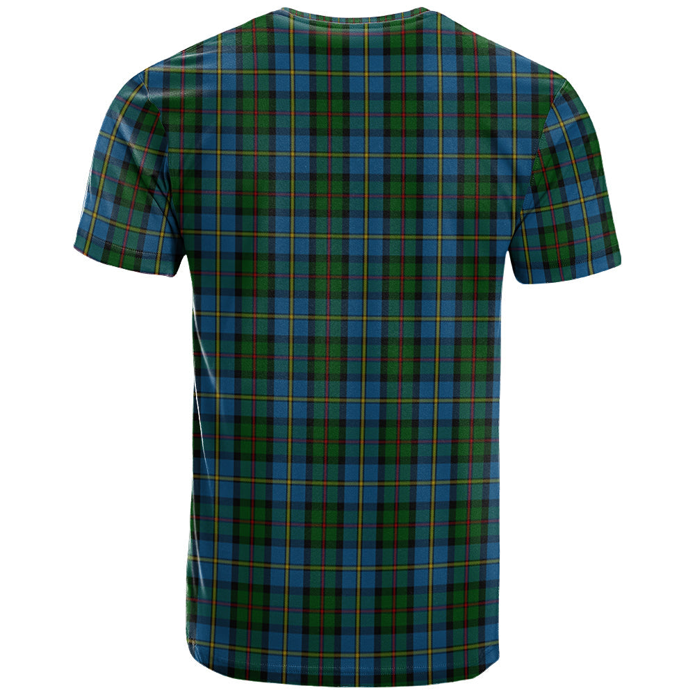Printivon MacLeod Green Clan DNA In Me Tartan Crest T Shirt