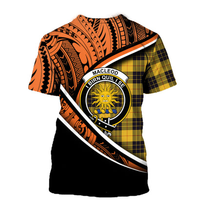 Printivon MacLeod of Harris Weathered T Shirt Pattern Polynesian