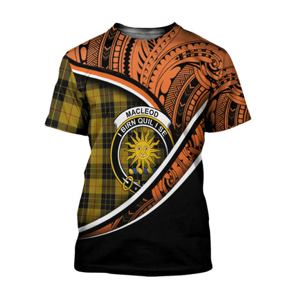 Printivon MacLeod of Lewis Vestiarium Scoticum T Shirt Pattern Polynesian 