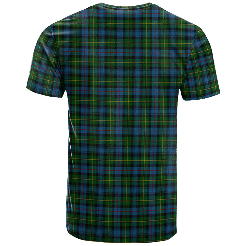 Printivon MacLeod of Skye or Johnston Clan DNA In Me Tartan Crest T Shirt