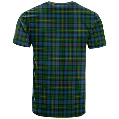 Printivon MacLeod of Skye or Johnston Clan DNA In Me Tartan Crest T Shirt